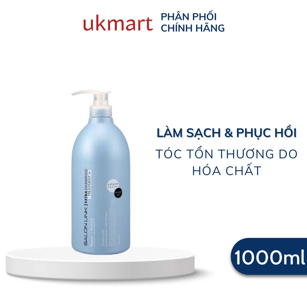 Dầu Gội Kumano Salon Link Cho Tóc Uốn, Tóc Nhuộm 1000ml