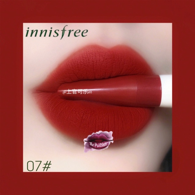 Son Innisfree Vivid Slimfit Tint màu 07 + 2% phí bán hàng