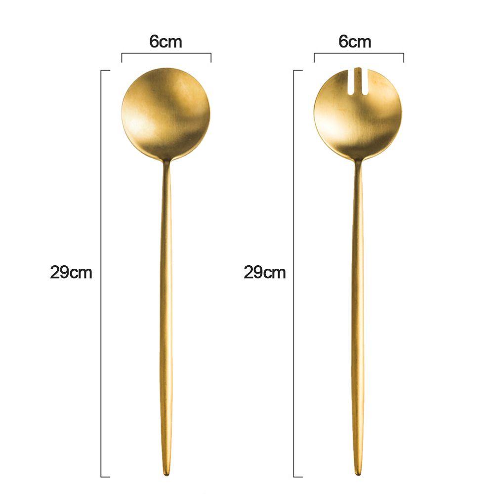 Bộ Muỗng Nĩa Ăn Salad Phục Vụ Bàn Ăn