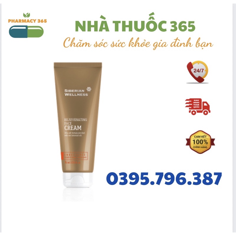 Kem dưỡng da mặt - Rejuvenating Face Cream- Giảm nếp nhăn, mang đến làn da trắng sáng, mịn màng - Siberian Wellness