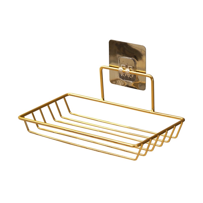 Giá Đỡ Xà Phòng Hai Tầng Bằng Thép Không Gỉ Gắn Tường Nhà Tắm