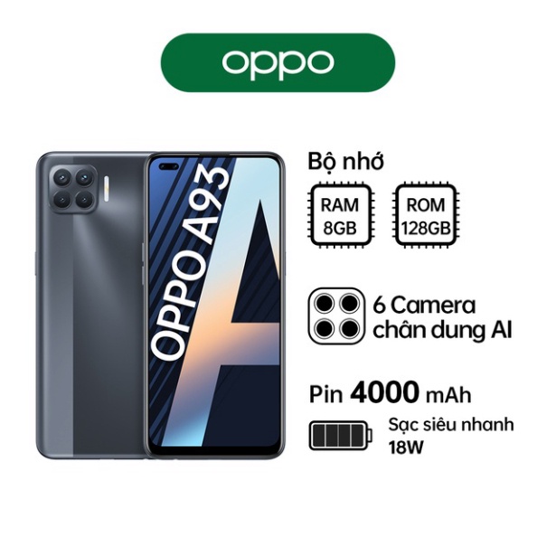 Điện thoại OPPO A93 (8Gb/128Gb) Nguyên Seal Chính Hãng (cực rẻ)