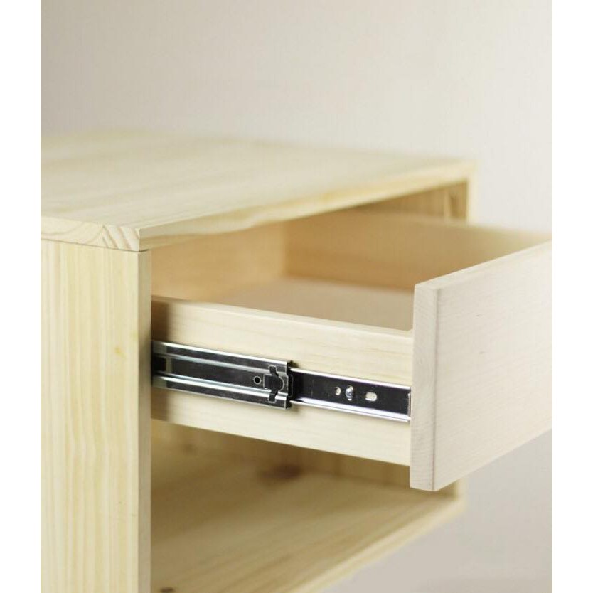 Bộ 2 Thanh Ray Trượt Gstar 3 Tầng Bảng 42mm Dày 1.2mm Cho Thợ Làm Tủ, Ngăn Kéo Tủ