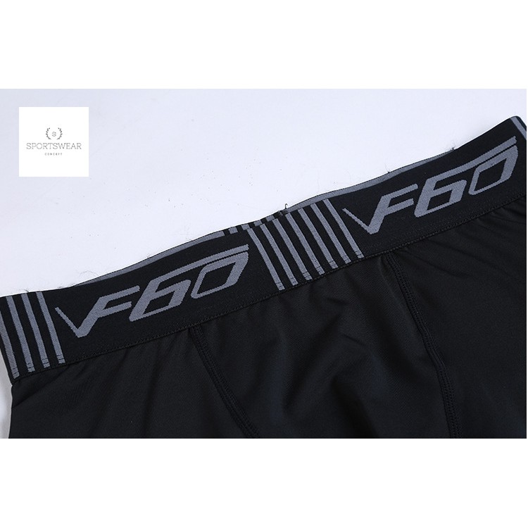Quần tập gym thể thao combat F60 ôm đen trơn Lie Xings Sportswear Concept thoải mái đàn hồi khô thoáng thiết kế tinh tế