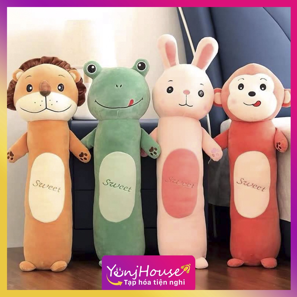 GỐI ÔM HÌNH THÚ CHO BÉ CAO CẤP,MINISO MỀM NHŨNG,GÒN MỊN - YENJHOUSE