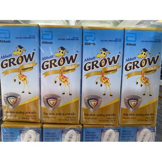 Lốc sữa nước Grow hưu cao cổ 180ml (1 lốc/ 4 hộp)