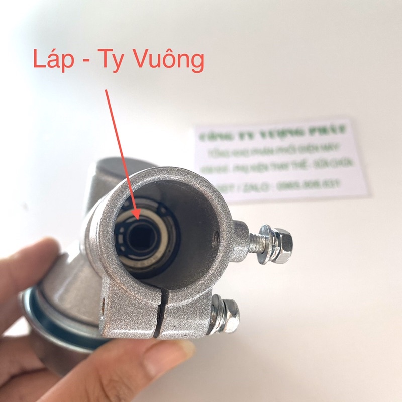 Đầu Bò Máy Cắt Cỏ 24 mm Láp Ty Vuông