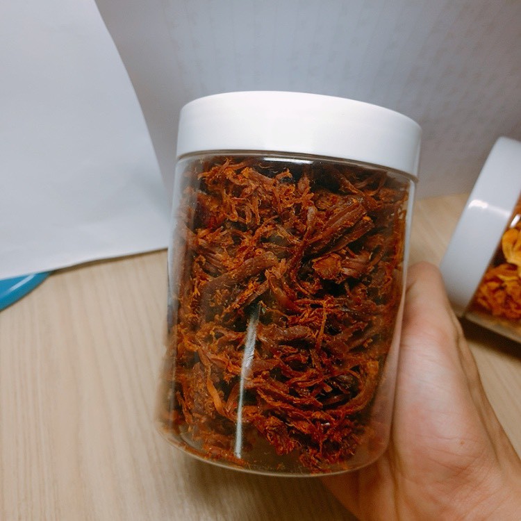 Khô heo cháy tỏi 500g chuẩn vị Sài Gòn - thịt lợn khô cháy tỏi loại ngon | BigBuy360 - bigbuy360.vn