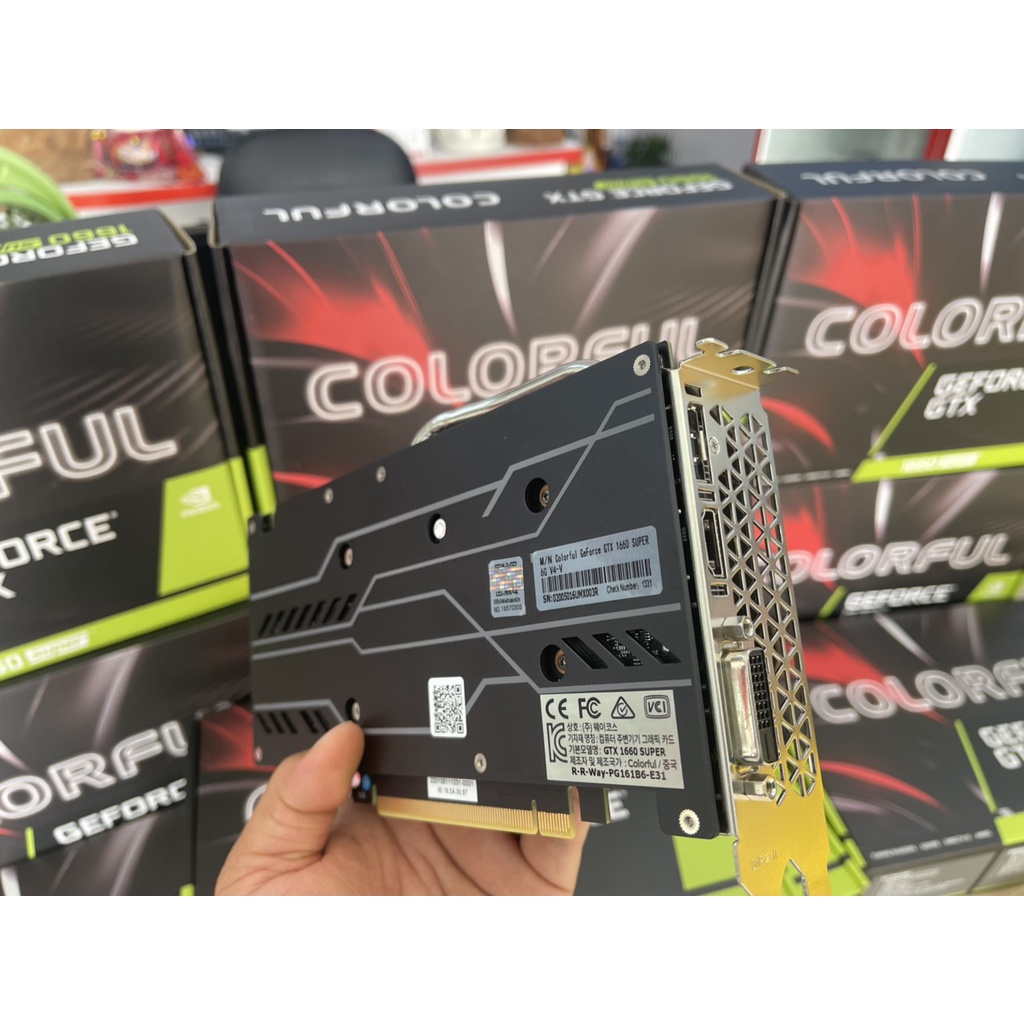 VGA New Colorful GTX 1660 SUPER 6GB DDR6 - Chính Hãng NWH Việt Nam Bảo hành 36 Tháng