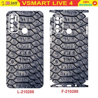 Dán Lưng Skin VSMART LIVE 4 - Vân Da