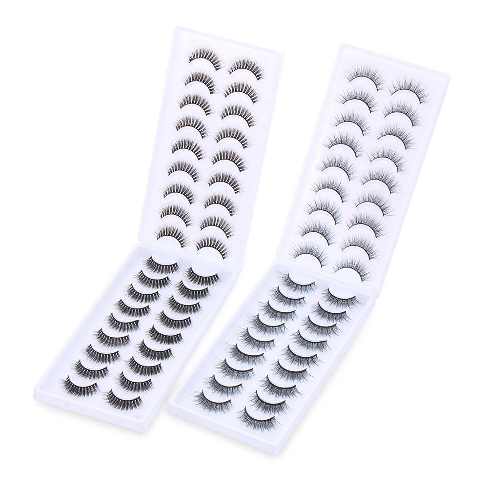 Bộ 18 Cặp Lông Mi Giả Nối Dài Tự Nhiên Tái Sử Dụng Linh Hoạt XIANTIN SKONHED