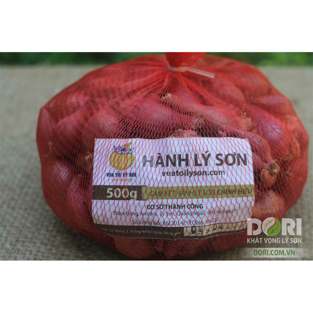 Hành tím Lý Sơn Dori -  Túi lưới 500g - Trồng tại đảo Lý Sơn - Cam kết đúng xuất xứ | BigBuy360 - bigbuy360.vn