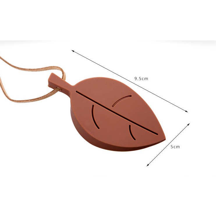 Chặn cửa cao su bền êm chống sập gió hình chiếc lá