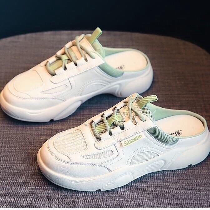 [Mã FAGREEN245 giảm 10% tối đa 30k đơn từ 99k] Giày thể thao nữ chất da mềm êm chân fullbox mã P61 | BigBuy360 - bigbuy360.vn