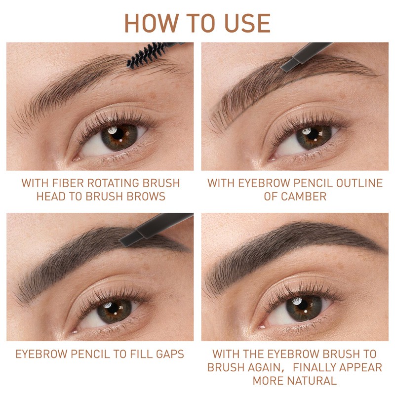 [Hàng mới về] Chì kẻ mày dạng vặn kháng nước lâu trôi 3 màu lựa chọn Stagenius