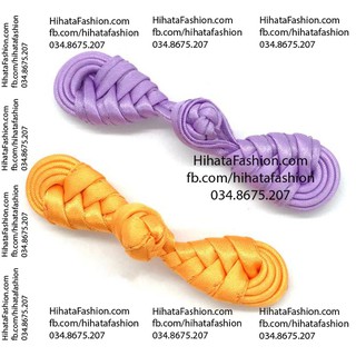 Set 5 Khuy tàu hình cây đàn cho áo phật tử, áo đi chùa, xườn xám Xưởng may Hihata