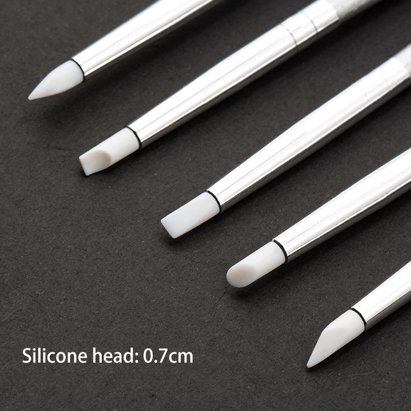 Cọ Silicone Chạm Khắc Móng Tay Chuyên Dụng