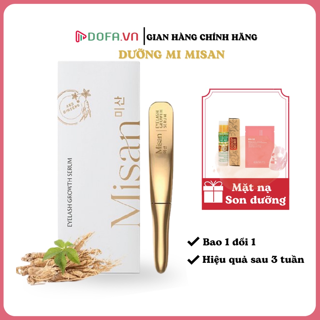 Serum Dưỡng Mi MISAN Kích Thích Mi Dài Nhanh Chóng Ngăn Gãy Rụng Kéo Dài Tuổi Thọ Mi, Dưỡng Mi Chắt Khoẻ 5ml