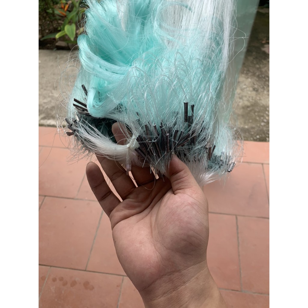 Lưới Đánh Cá cao cấp Ba màn Thái Lan ( Nghệ Nhân gia công ) , chất liệu cước 18 , màu xanh ngọc cực đẹp , nặng 1kg3