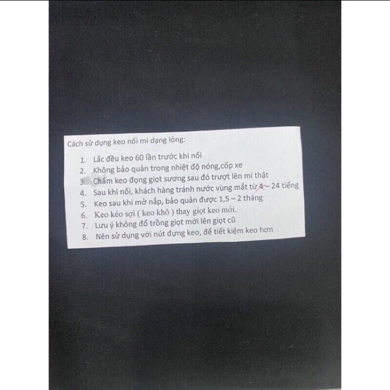 Keo nối mi mesci glue