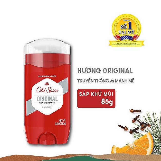 Lăn Khử Mùi Old Spice USA 85g/73g - Nhiều Mùi Hương