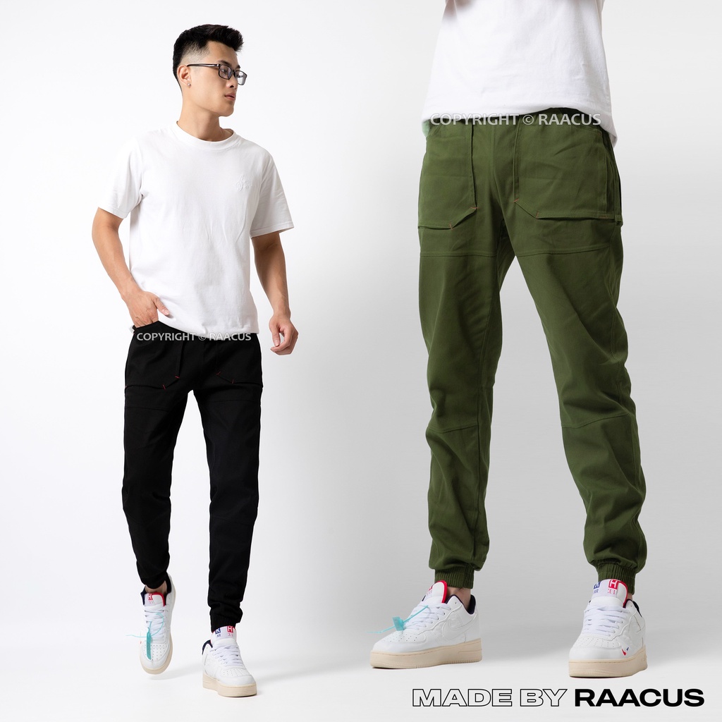 Quần kaki nam ống rộng unisex, quần jogger nam túi hộp phong cách ulzzang thời trang RAACUSSTORE - Q041