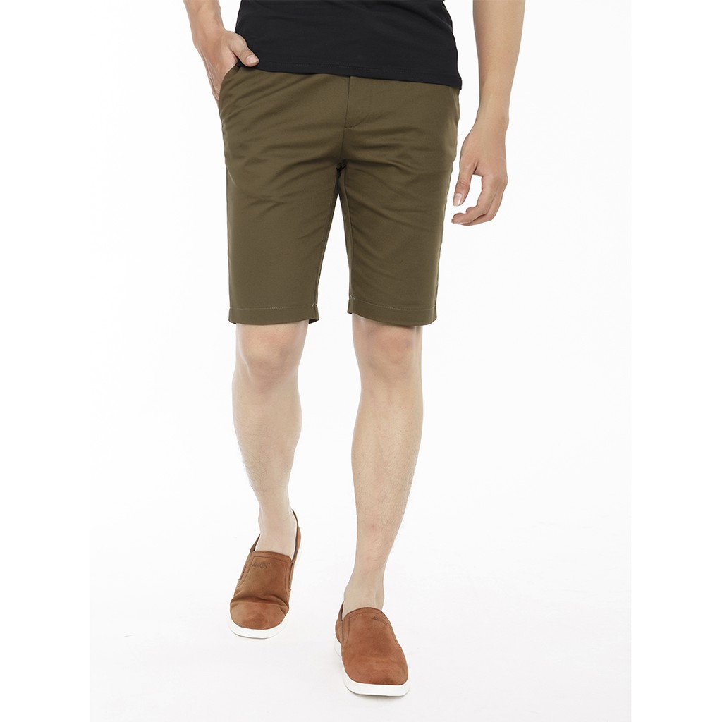 Quần Short Nam PREMIUM FIT KAKI thoáng mát, form ôm đẹp
