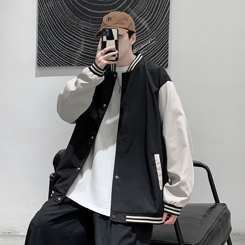 Áo Khoác Bóng Chày Form Rộng Thời Trang Cho Nam