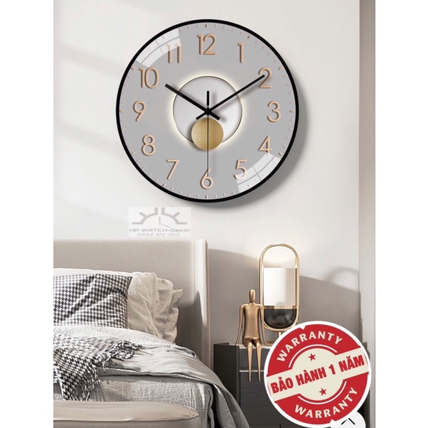 ĐỒNG HỒ TREO TƯỜNG DECOR, ĐỒNG HỒ KIM CHẠY TRÔI; thiết kế phòng khách, văn phòng làm việc, phòng ngủ.