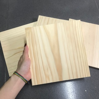Miếng gỗ thông 20 x 20cm