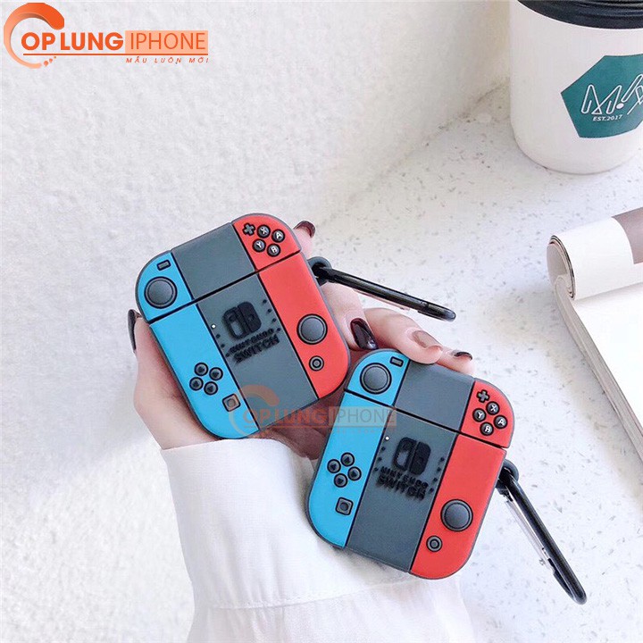 Case Airpods Game Switch, Vỏ bao Airpods 2, Pro silicon đựng tai nghe bluetooth , tai nghe không dây