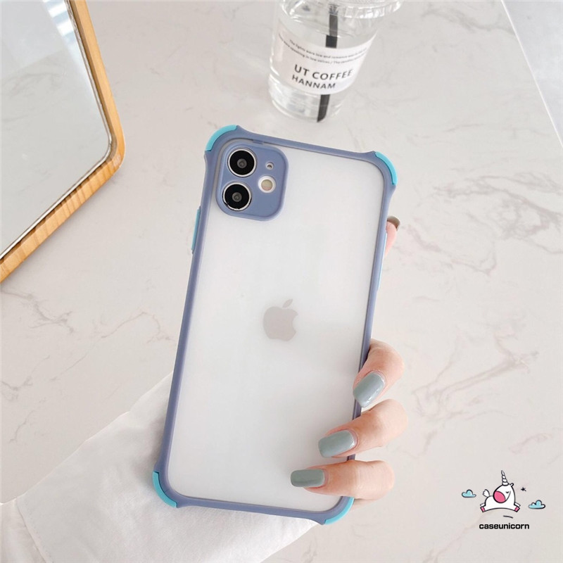 Ốp điện thoại cứng mặt nhám chống rơi vỡ bảo vệ cho iPhone 11 6 6s 7 8 Plus X XR XS MAX 11pro Max SE 2020 | BigBuy360 - bigbuy360.vn