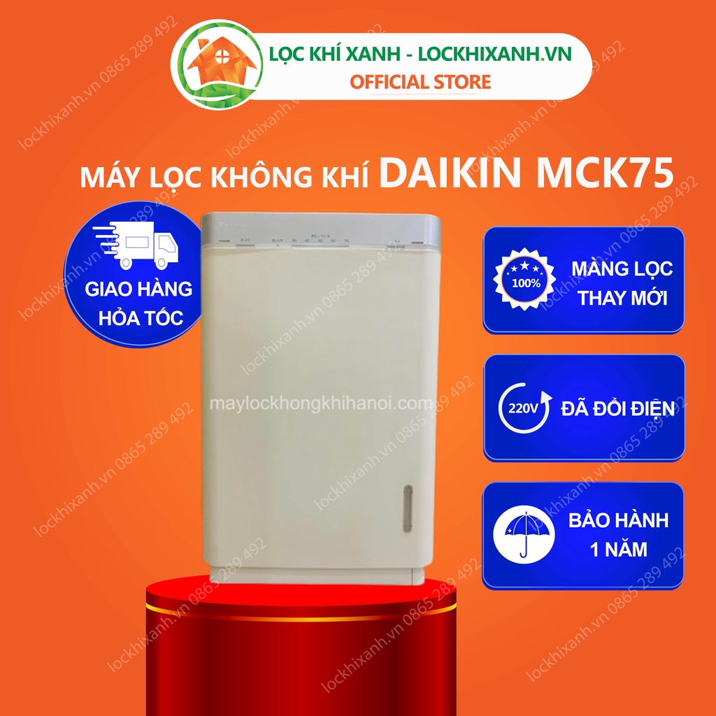 Máy lọc không khí bù ẩm diệt khuẩn giá rẻ Daikin MCK/TCK/ACK75