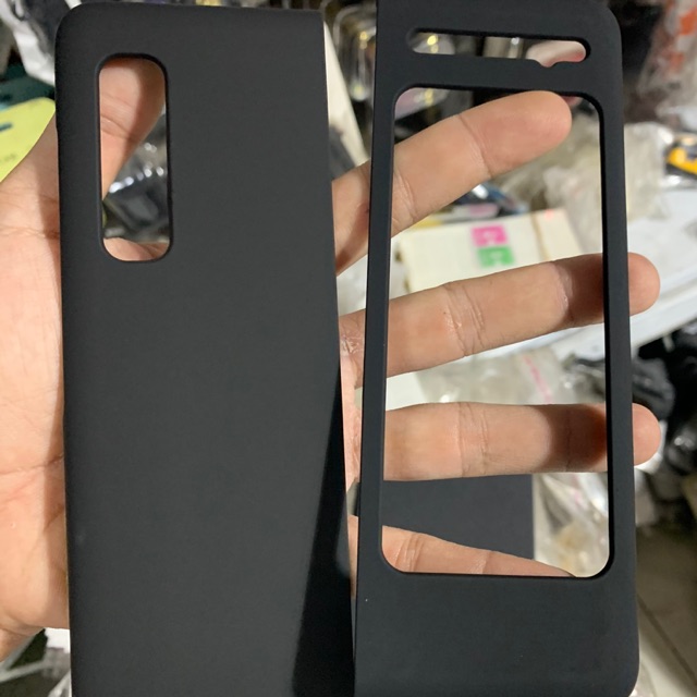 Ốp Galaxy Fold mủ cứng đen