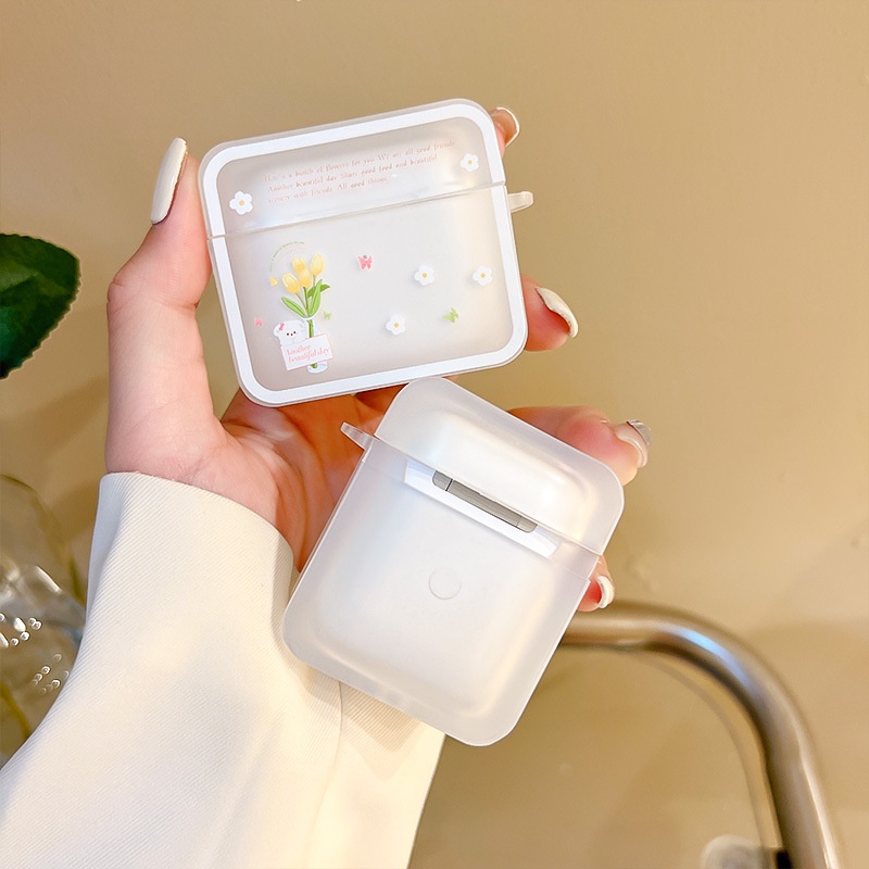 Vỏ Bảo Vệ Hộp Sạc Tai Nghe airpods Pro 2 / 3 Bằng Silicon Hình Vuông Thời Trang Ốp