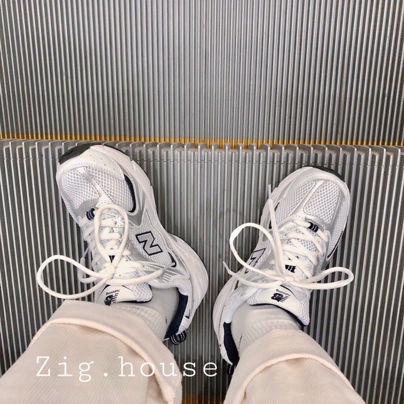 Giày New B 530 Trắng Xám | BigBuy360 - bigbuy360.vn