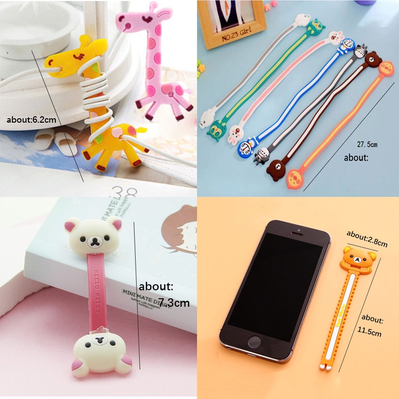 Hoạt Hình Kẹp Giữ Dây Cáp Bằng Silicon Hình Hoạt Họa Giá Đỡ | BigBuy360 - bigbuy360.vn