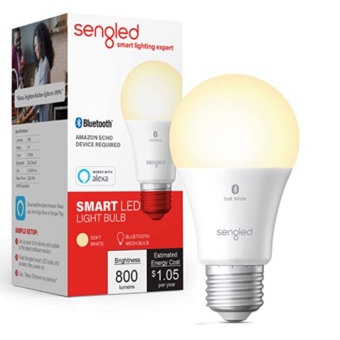 Loa Thông Minh trợ lý ảo Amazon Echo Dot 5  kèm bóng đèn thông minh Sengled