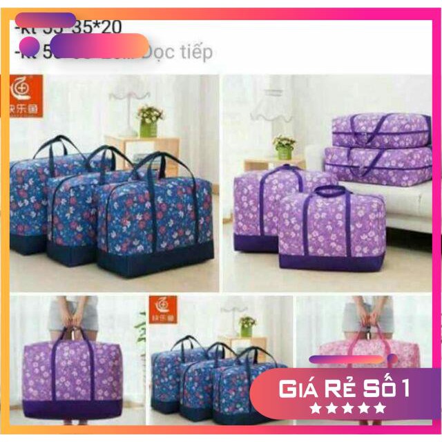 [ SIÊU KHUYẾN MẠI ] SÉT 3 TÚI ĐỰNG CHĂN HOA CHỐNG THẤM NƯỚC. HÀNG ĐẸP.