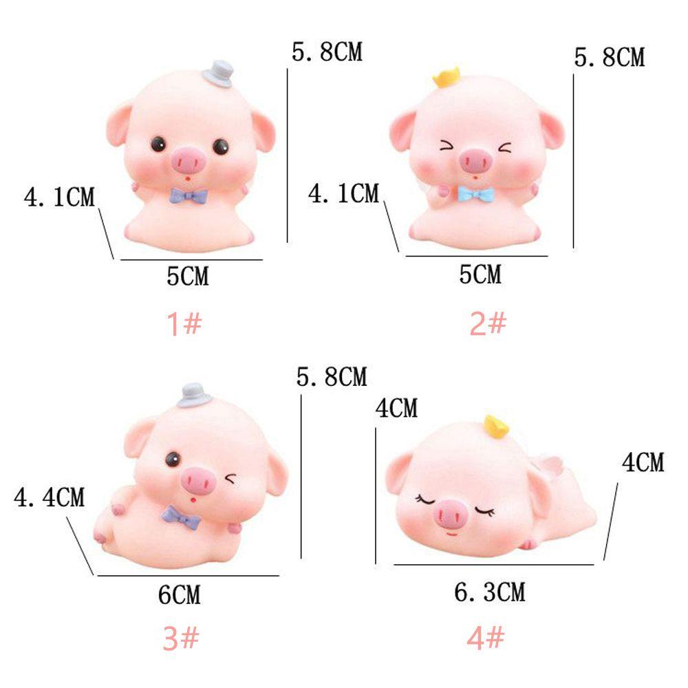 ♫DAPHNE♫ Fashion Cake Decoration Cartoon Ornament Car Interior Decoration Gift New Cute Piggy Doll
