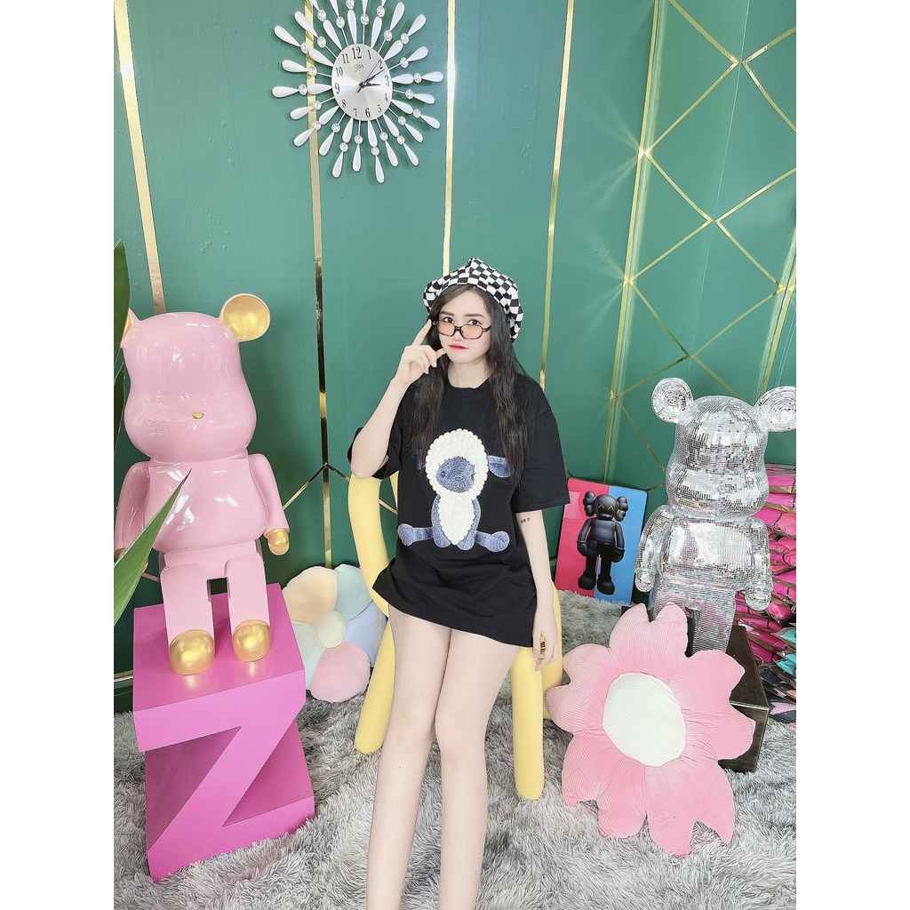 Áo Thun Hình Thêu Nổi Con Cừu Quảng Châu Cao Cấp  - AT20 | BigBuy360 - bigbuy360.vn