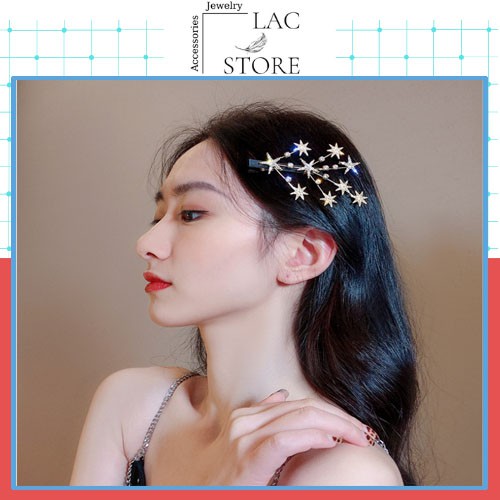 Kẹp tóc mái tiểu thư - họa tiết ông sao cổ trang - hàn quốc - LACSTORE