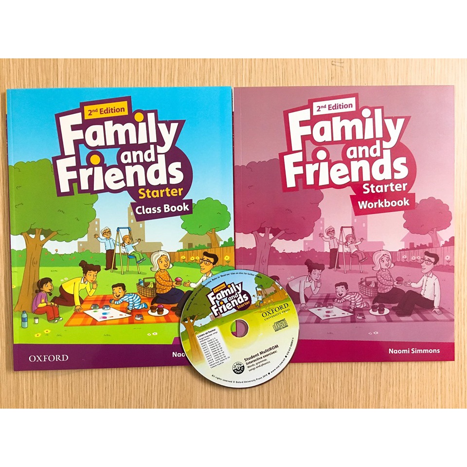 Đồ chơi - Family and friends starter SB+WB (2nd) + đĩa