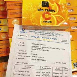 Tắm trắng Cam Vitamin C