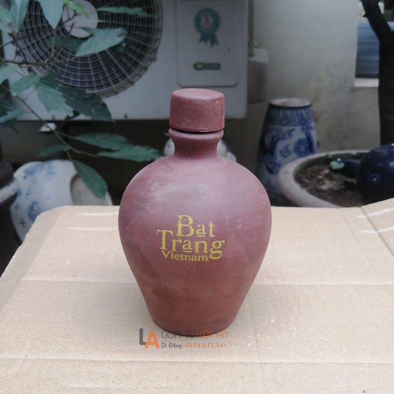 chum sành đựng rượu 500ml Bát Tràng