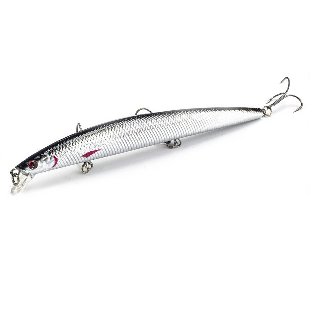 Mồi Câu Cá Giả Bằng Nhựa Cứng 18cm/26g 0.5-1.5M Kèm 4 Mồi Câu# Mồi Câu Cá Nhân Tạo Móc