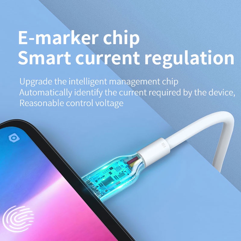 Dây Cáp Sạc Nhanh Loại C Romoss CB321 1M / 2M Sang USB PD 100W