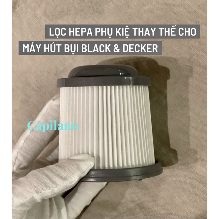 Lọc Hepa thay thế máy hút bụi Black & Decker PV1020; PV1200; PV1420; PV1820