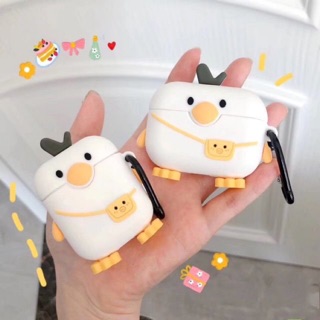 [Hàng Mới Về] Case Vỏ Bao Airpods Đựng Tai Nghe Airpod 1 2 Pro 3 Vịt Koduck Pokemon tặng kèm móc tay Cover i11, i12...