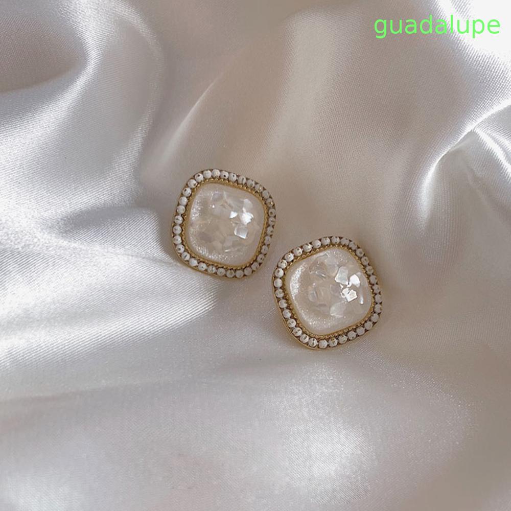 Bông Tai GUADALUPE S925 Phong Cách Cổ Điển Thời Trang Cho Nữ
